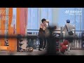 [周也] Zhou Ye and Roy Wang Yuan filming #Hideandseekinthecity today