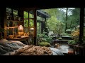 COZY RAIN SOUND at the forest garden make you sleep well | Goodbye insomnia with Rain