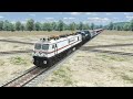 Five Trains at Forked Railroad | Cross Each Other at Diamond Crossing : Train Simulator 2024