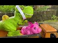 Jurassic World Adventures 2024: Magical Red T-Rex vs Green T-Rex in Caves | Dinosaurs Epic Battle!