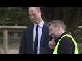 Prince William tells Princess Charlotte's favourite joke during school visit