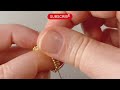 Montee Crystal Beaded Ring Tutorial: How to Make Ring with Beads and thread