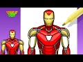 How to DRAW IRON MAN MK 85 step by step