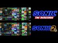 Sonic 1 & 2 movie opening logos comparison (Paramount & Warner Bros  Version)