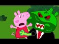 Zombies Are Here! Peppa and George's Escape |  Funny and Exciting