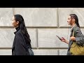 Giorgio Armani Milan Fashion Week 2024-25 Top Models After Show Street Style 4k 60fps