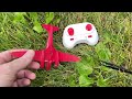 micro DH.88 Comet RC plane flight - 4k 60fps camera test