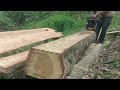 The skill of the chainsaw operator to make  board size 2cm × 16cm × 168cm With Stihlms382