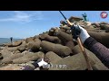 台中北堤石斑這時候最有機會！鐵板輕鬆跳就能當斑長了！（海釣/鐵板/波爸釣魚趣）
