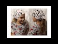 How to sew a children's headscarf with an elastic band in 15 minutes