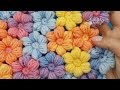 Crochet Puff Flowers & How to Join As You Go - NO SEWING! 🌸
