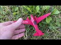 micro DH.88 Comet RC plane flight - 1080p 30fps camera test