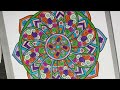 Mandala Colouring Art #peaceful #soothing #stressfree #mandalacolors #mandala #art #joyofartbybhavna