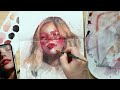 Lazy approach to Watercolor Portraits (3 Colors)