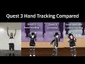 Quest 3 Hand Tracking for VR Dancing