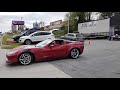 VETTES LEAVING THE ALL CORVETTE SHOW