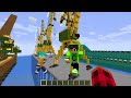 BATALHA DE NAVIOS PARA SALVAR FAMÍLIA NO MINECRAFT