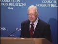 Peace versus Democracy in Palestine: A Conversation with Jimmy Carter