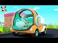 Trouble Maker in the Monster Car Race | Fire Truck | Nursery Rhymes | Kids Songs | BabyBus