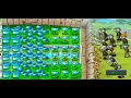 Plants vs Zombies - Survival: Day - But With Blue Plants Only