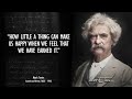 Mark Twain's Life Lessons to Learn in Youth and Avoid Regrets in Old Age #motivation #motivational