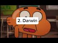 20 favorite characters in Gumball