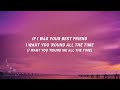50 Cent - Best Friend (Lyrics) | If I was your best friend