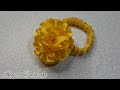 DIY scrunchies con flor pompón facil / DIY scrunchies with pompom flower easy