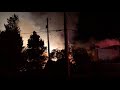 Provo Utah FIRE July 15, 2020 10pm- House destroyed HUGE FLAMES lights up night sky