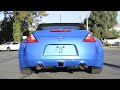 Extreme Online Store 2009-Present Nissan 370Z Resonated Axle-Back Exhaust Sound Clips