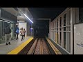 Night Time SkyTrain Ride - Expo Line - Waterfront to King George