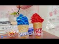 Frozen Miniature Baskin Robbins Fruit Ice Cream Recipe | ASMR Cooking Mini Food
