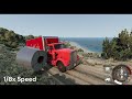 Crushing Cars With 30 Tons Of Steel BeamNG.Drive