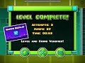 MY VERY FIRST GEOMETRY DASH LEVEL!!!