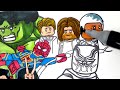 Avengers Infinity War Cover Coloring page | Marvel LEGO Superheroes