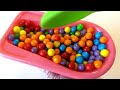 Satisfying Video l Mixing Candy in BathTub with Rainbow Skittles & Magic Slime Cutting ASMR