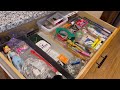 2024 NEW HOME junk drawer organize | declutter with me | drop zone clean up