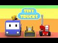 The Moon Vehicle - Learn with Tiny Trucks on the Moon