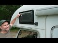 Dometic S4 window - replacement for my Isuzu Elf camper. I broke a few things on my last road trip.