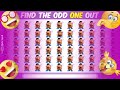 【Emoji Puzzle : Find the Odd Emoji One out】Can you Spot the Odd Emoji in 15 seconds?#158