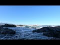 4K Relaxing Calming Nature Ambiance Waterfront Waves White Noise