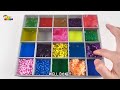 Satisfying Video l Mixing All My Slime Smoothie l Making Glossy Slime ASMR RainbowToyTocToc