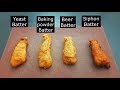 Crispy Fish Batter - Beer Batter, Baking Powder Batter or Yeast Batter?