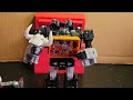 transformers Soundblaster vs skullgrin stop motion fight