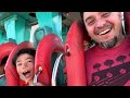 Knott’s berry farm Silver bullet POV (my neck hurts bc of this my head kept forcing onto the handle)