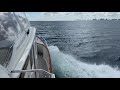 Fleming 65 Calypso from Palm Beach to Miami at 17 knots