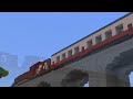 Minecraft photography of the E&SMR and the Bentham River Viaduct