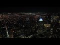 Philadelphia by Night -  Downtown Aerial Footage