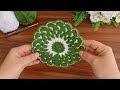 Wow!. 😇 Amazing!. Super Easy 3D Crochet Knitting Flower  Motif - Tığ İşi Şahane Motif Örgü Modeli