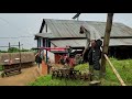 Ploughing Field With Tractor in Village Nepal || Farming Life in Nepali Village || Beautiful Village